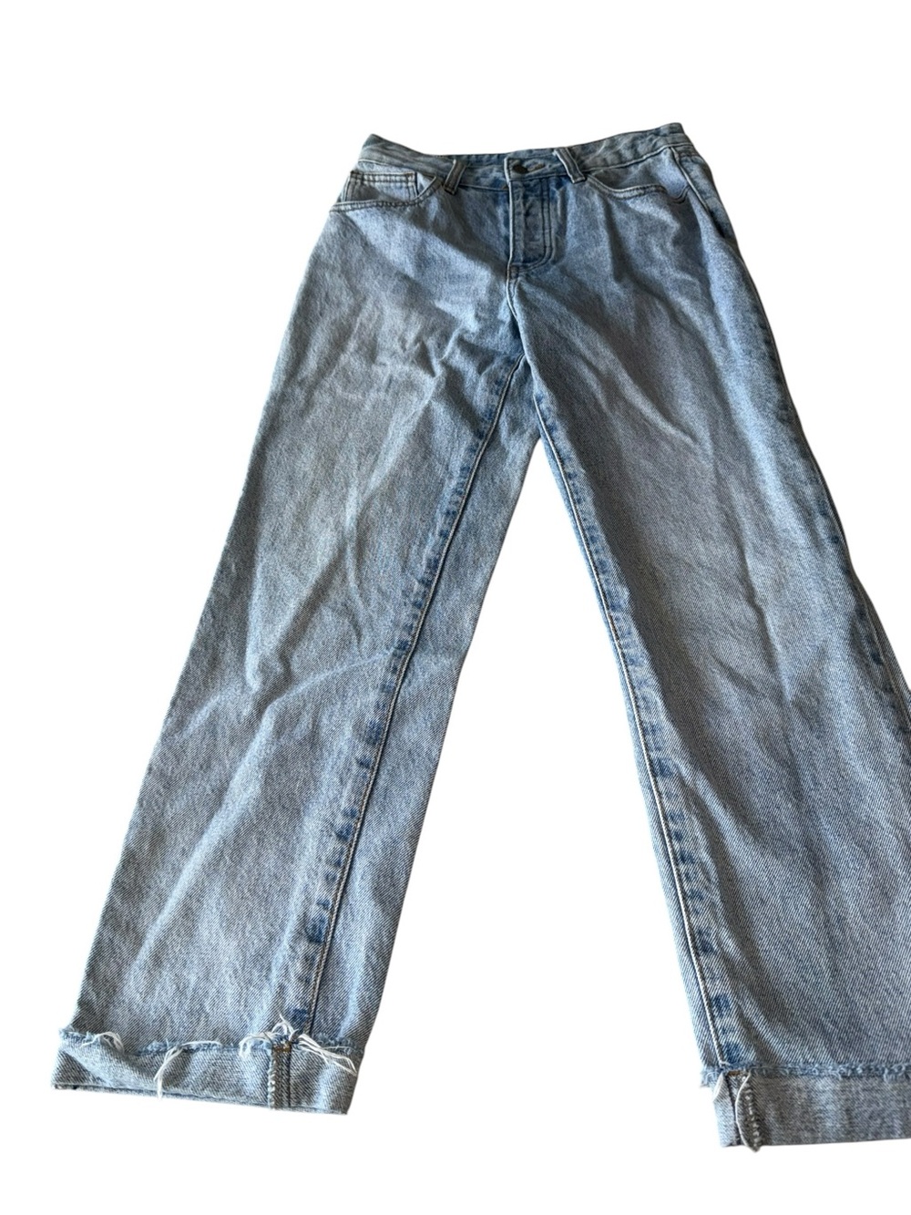 Light Blue Straight Leg‎ Women's Jeans